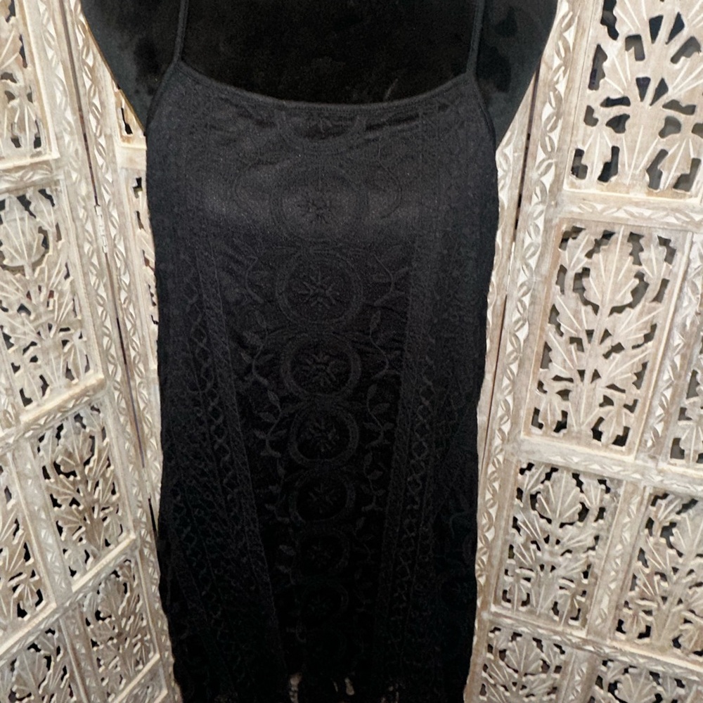 Elegant Black Lace Dress